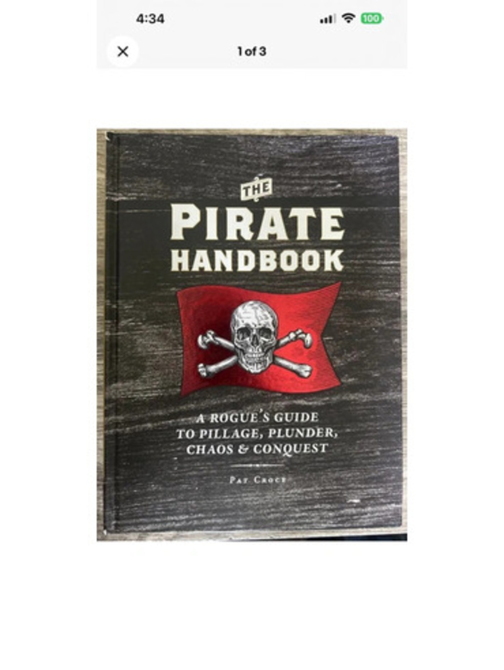 Pirate Handbook : A Rogue's Guide to Pillage, Plunder, Chaos and Conquest by Pat